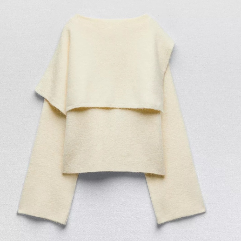 Zara Cream Women's Sweater